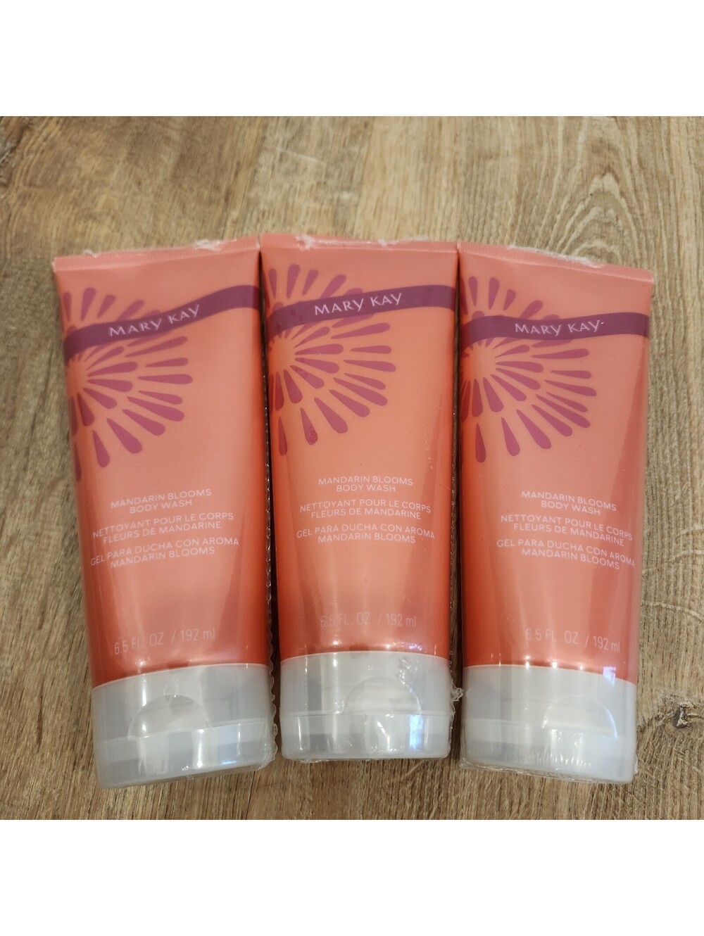 Mary Kay lot of 3 Mandarin Blooms Body Wash 6.5oz New Discontinued